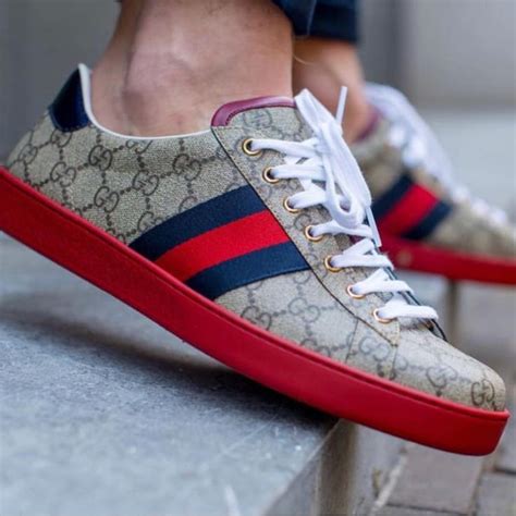 red bottoms gucci|original Gucci sneakers.